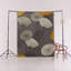 Tapis décoratif moderne gris et jaune sur le thème des fleurs de pissenlit-73766663