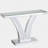 V-Shaped Design Hall Table,Mirrored Side Table,Console Table