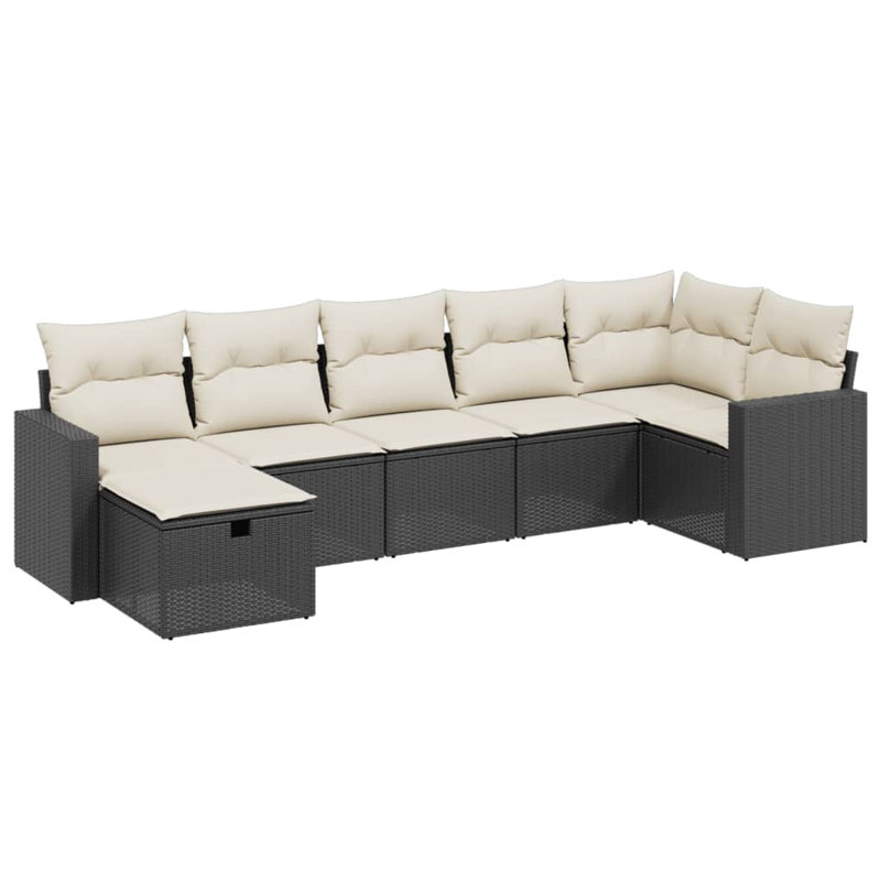 Ensemble de canapé de jardin 7 pièces Vidaxl
