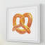 « pretzel » par molly rosner, reproduction d’art encadrée-17897009