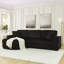Canapé-lit modulaire rembourré en velours Corduroy-1460516846