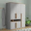Phineas 5 Door Manufactured Wood Wardrobe