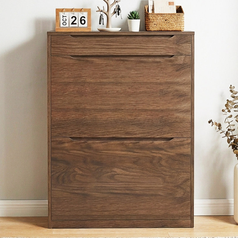 Armoire de rangement à chaussures Manderly, H 45,28 po x l 31,5 po x P 9,45 po