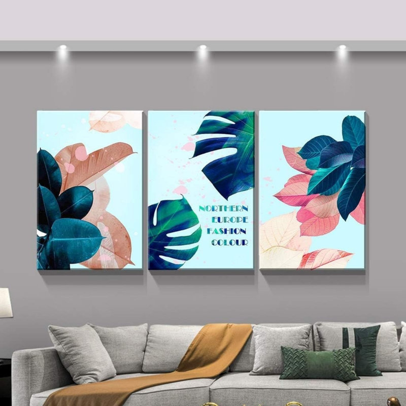 Art mural sur toile 3 pièces 12 x 16 pouces