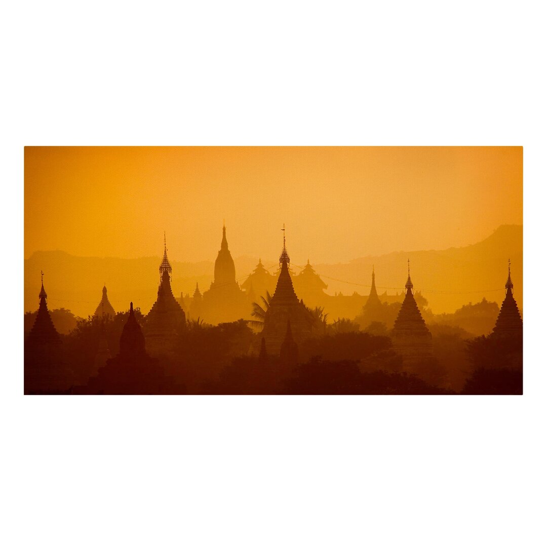 Leinwandbild Temple City in Myanmar