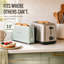 Slim 2-Slice Space-Saving Toaster, Sage-130325392