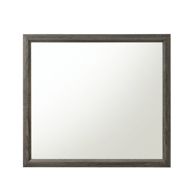 Miroir mural contemporain, cadre en bois | Idée de cadeau