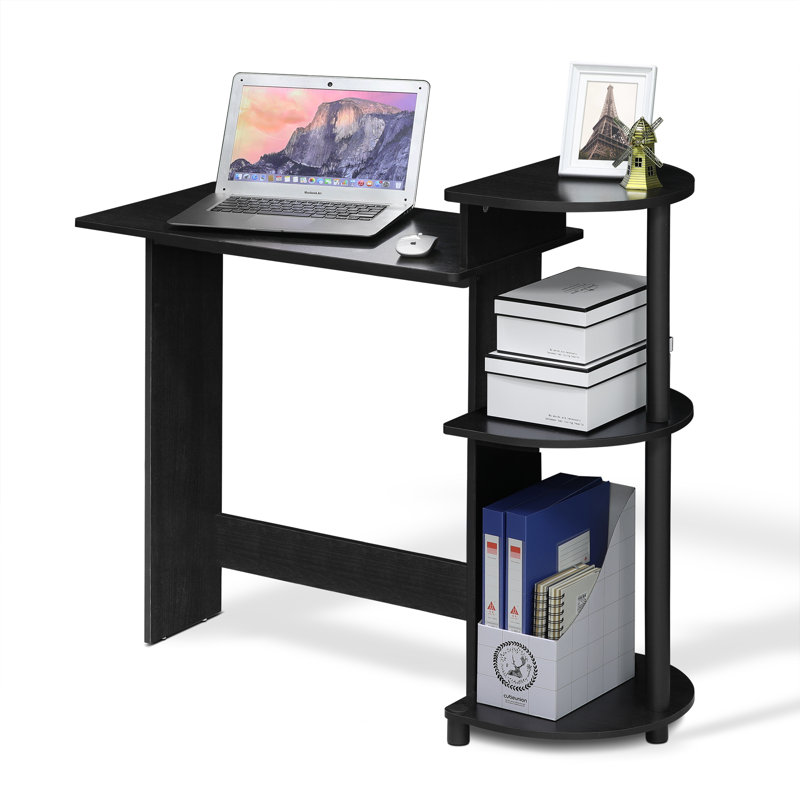 Eleonore Computer Desk, Americano/Black