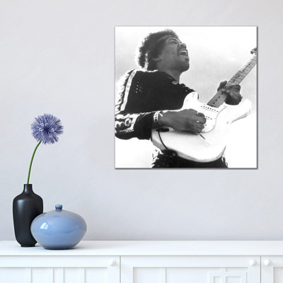 Jimi Hendrix (1942-1970) - Wrapped Canvas Print