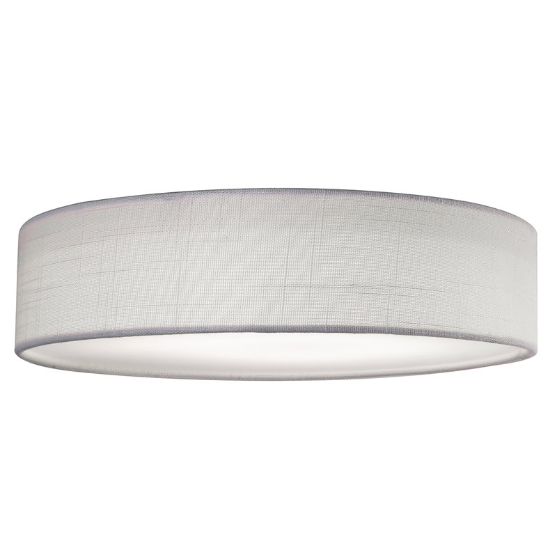 Plafonnier encastré 1 lumière Raasch, H 3,74 po x l 12 po x P 12 po, Blanc