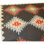 High-Quality Hand-Knotted Black And Light Blue Area Rug