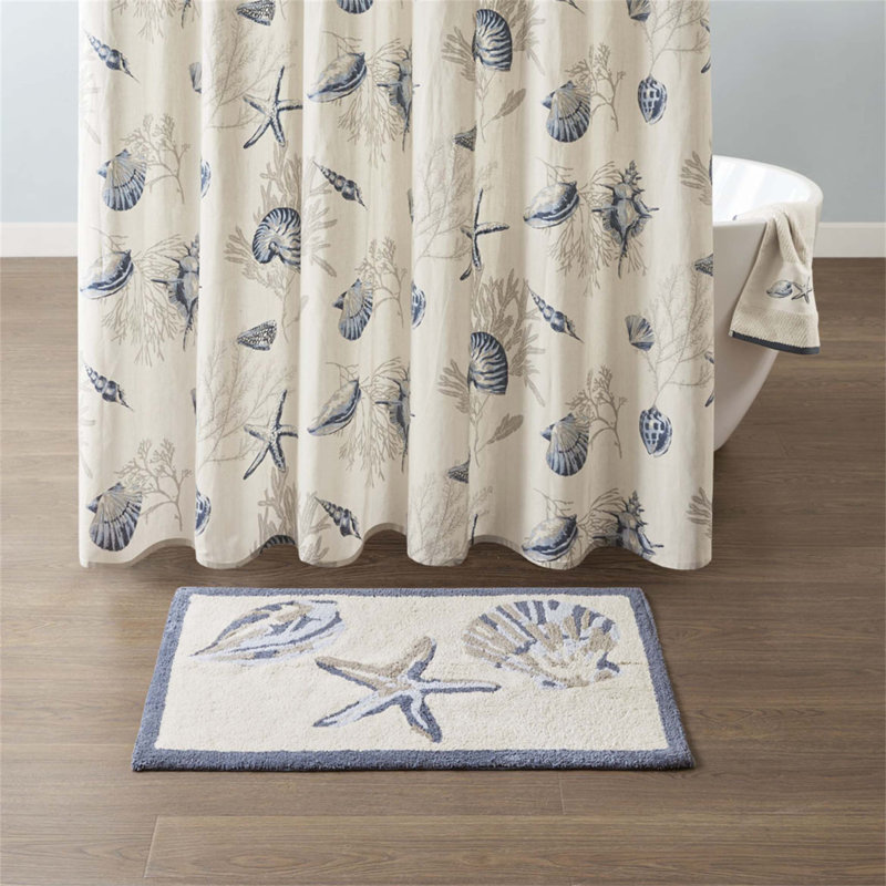 Tapis pour salle de bain réversible Chaniel, L 21 po x L 34 po
