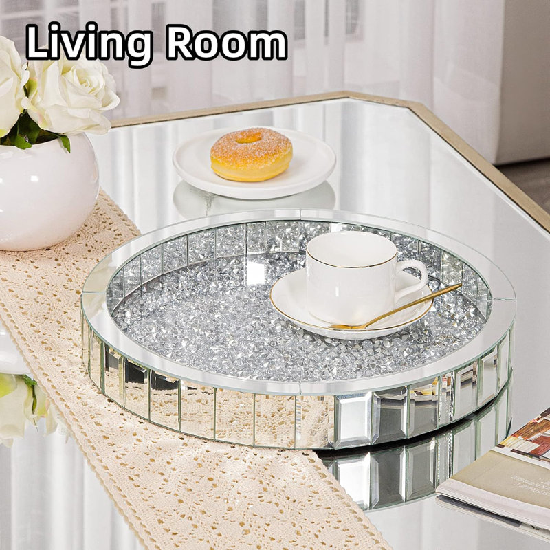 Jaichand Glass Decorative Tray