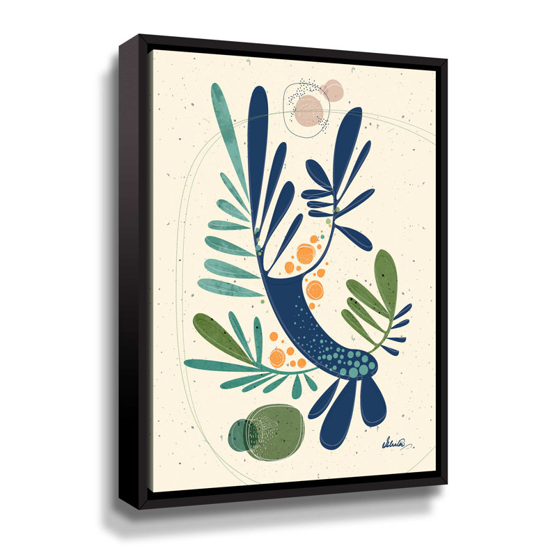 Nordic Trees 1 - Impression sur toile, Cadre flottant, L 48 po x H 36 po