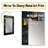 Grunge Gold Cubes Abstract Geometric VII - Tile Decorative Wall Mirror, Modern Mirror, Printed Metal Art-669393291