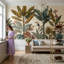 Jungle Foliage Wallpaper Tropical Toucan Removable Wall Decor-1890894687-1890894684