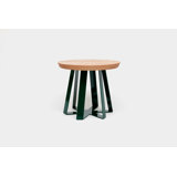 ARS Solid Wood Pedestal End Table