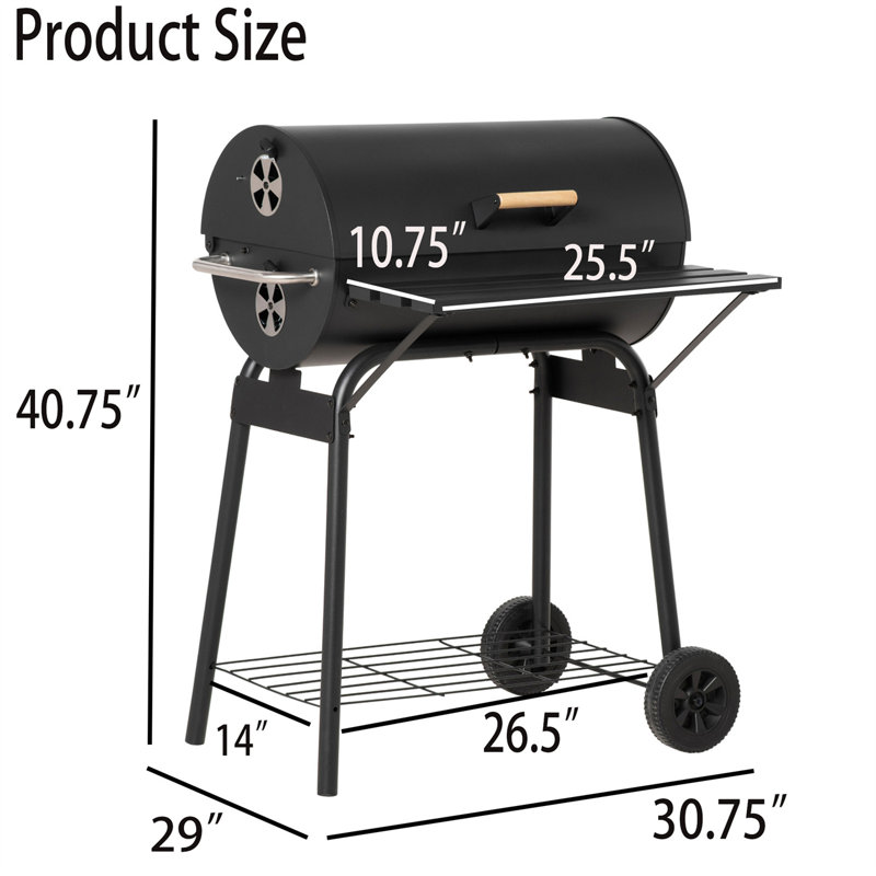 Barbecue au charbon l 30,75 po TONWIN