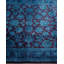 Tapis bleu noué à la main de conception unique Holsworth - bleu