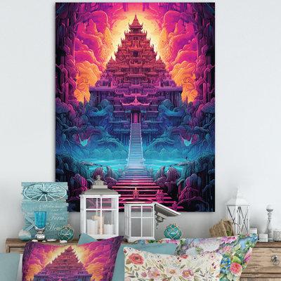 " Thai Buddhist Temple Spiritual Dreamscape "