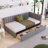Upholstered Daybed With 2 Storage Drawers-745435109-741380337