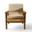 Chaise rembourrée Mountains - Lake Horizon, fauteuil paisible avec paysage-1416815967