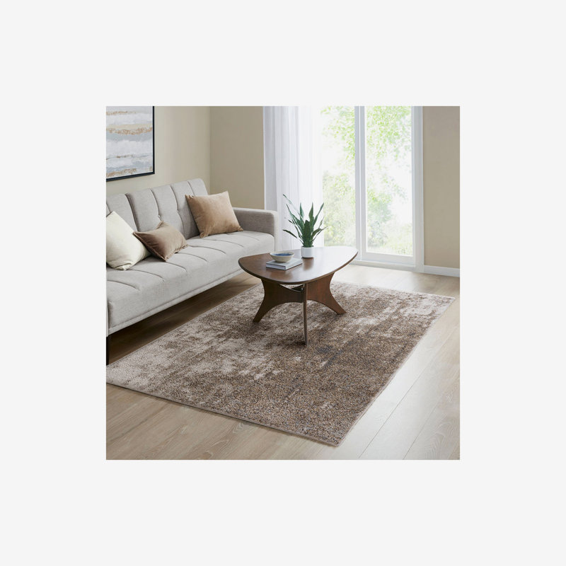 Cozy Shag Abstract Area Rug