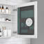 Armoire à pharmacie avec miroir, armoire de rangement pour salle de bain, porte s'ouvrant à droite