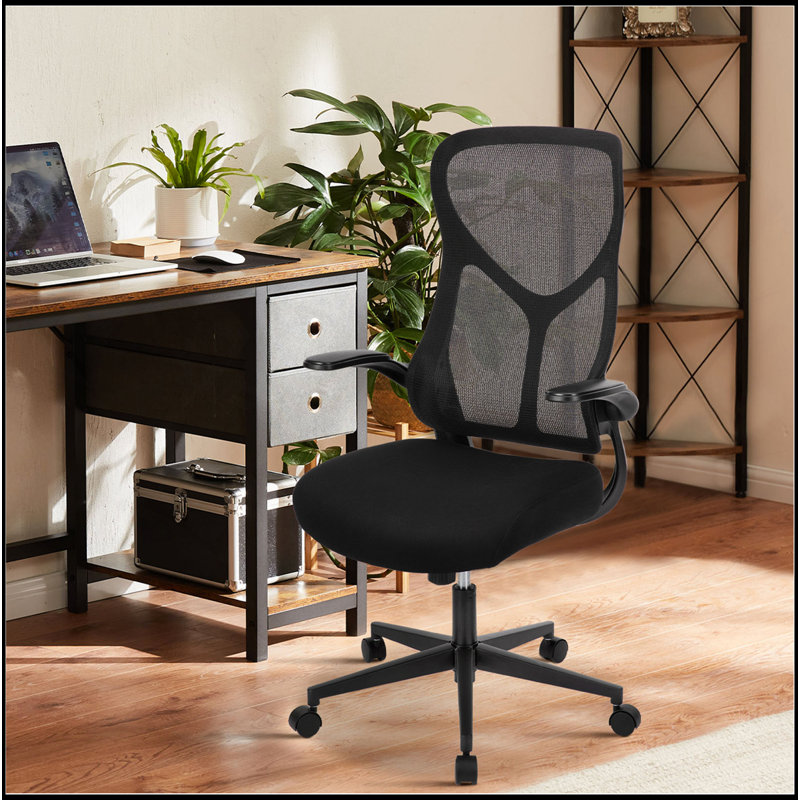 Chaise de bureau ergonomique confortable avec fonctions avancées pour la détente, Noir