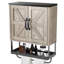 Armoire de salle de bain murale avec 2 portes de grange-462121477
