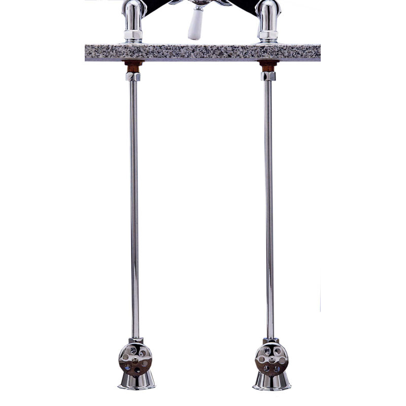 Ensemble de fournitures pour montage sur le comptoir 29 po P0675, Nickel mat