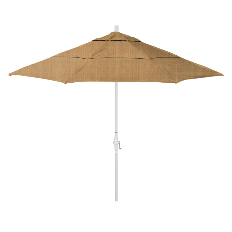 Parasol de marché Broadmeade octogonal Sunbrella, Performance paille