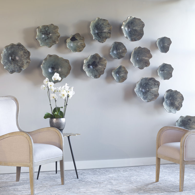 Traditional Abstract Wall Decor on Solid Wood