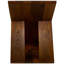Tabouret d'appoint en bois massif Docia