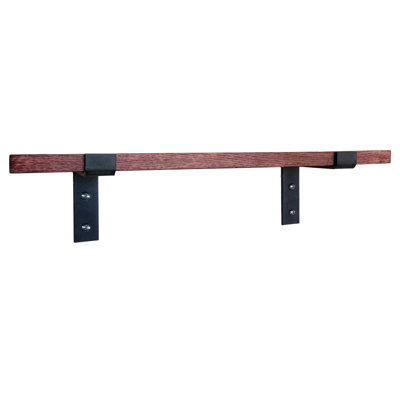 Rayne Red Oak Bracket Shelf