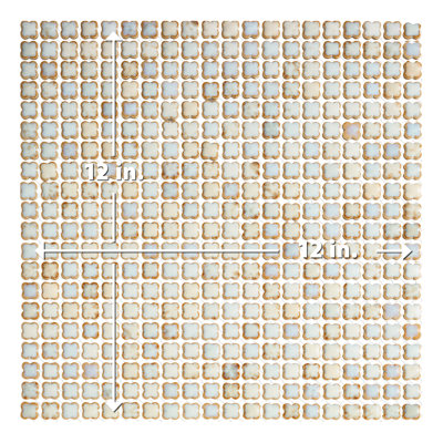 Fioretti 12 in. x 12 in. Porcelain Mosaic Tile