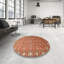 Tapis orange/beige traditionnel Potamos-800633644