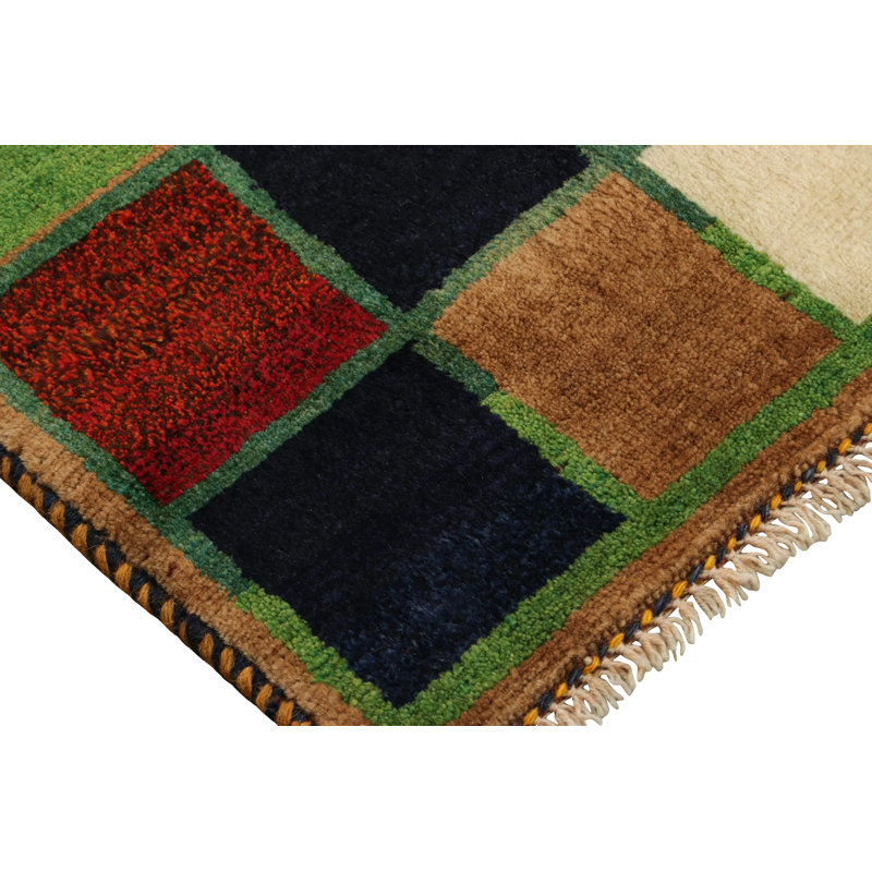 One-of-a-Kind Hand Knotted Area Rug, Rectangle 2'8" x 4'6"