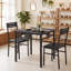 Ensemble de table et chaises carrées compactes 3 pièces pour 2 personnes-454780813