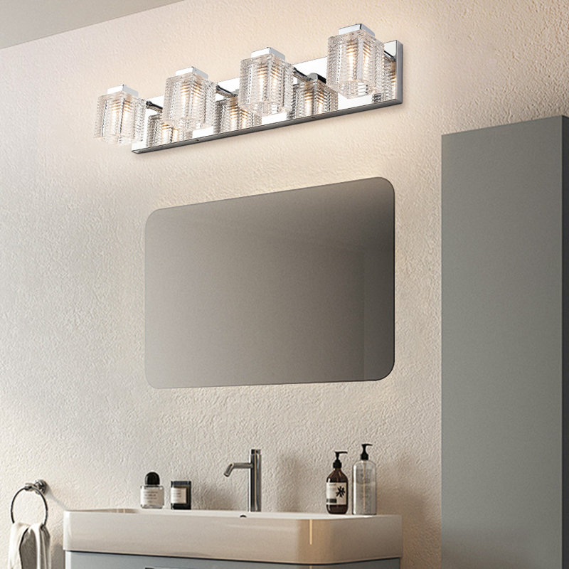 Delexus 4 - Light Dimmable Vanity Light, Chrome