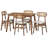 Rika 5 Piece Dining Set