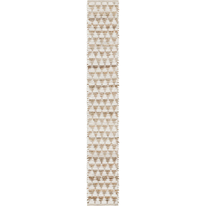 Flatweave Geometric Indoor Rug, Runner 1'2" x 8'