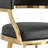 Dehn Modern Swivel Counter or Bar Height Barstool with Open Back and Footrest in Metal and Faux Leather-99544621-99544622-88365922