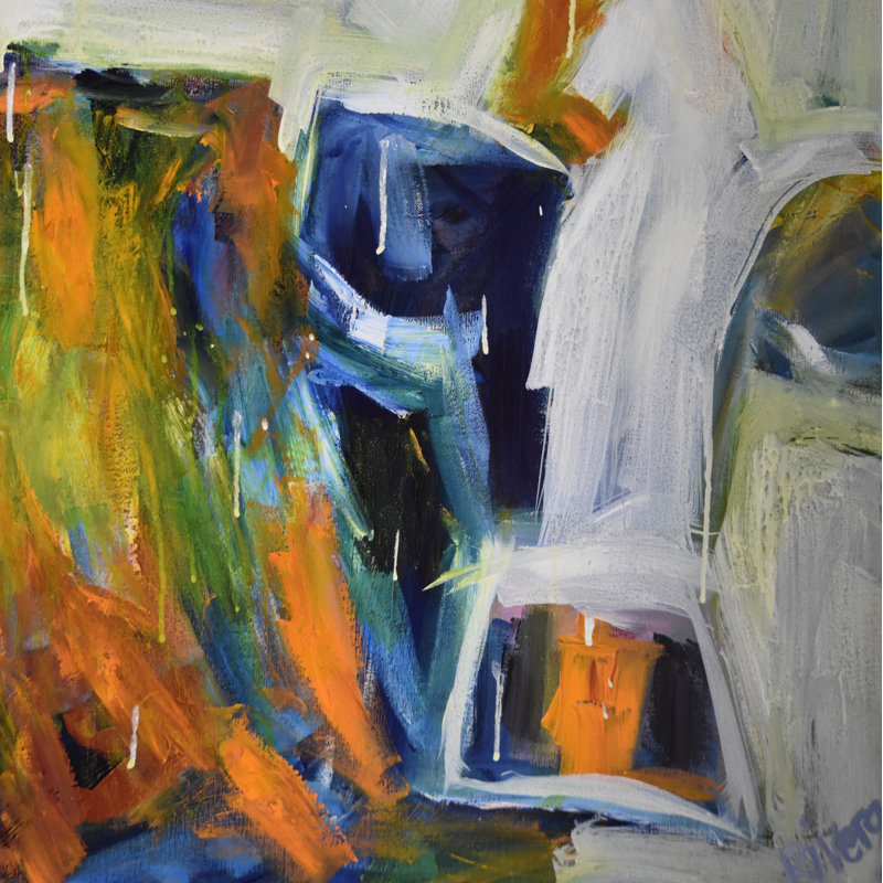 Michelle Rivera - Wrapped Canvas Painting, 45cm H x 45cm W x 3.81cm D