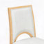 Ensemble de table de salle à manger 5 pièces avec plateau extensible en bois massif et chaises rembourrées-124948331