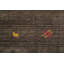 Tapis décoratif rayé brun Gabbeh 4 x 6