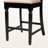 Wren Gray/Espresso Finish Wood Counter Stool Set, 42.2'' H X 17.74'' W X 21.1'' D