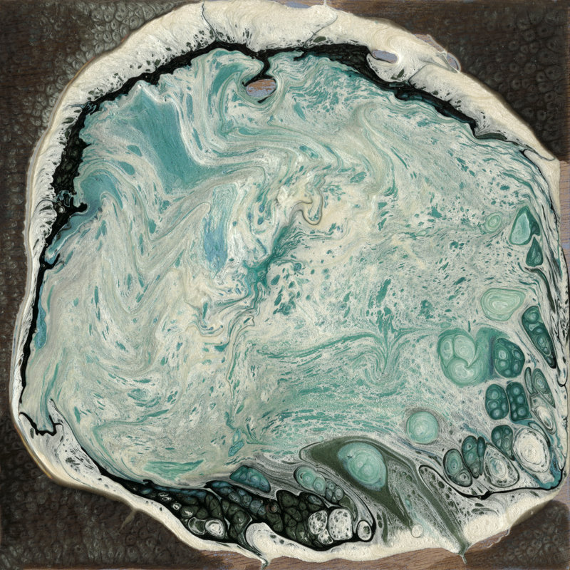Atlantis I by Alicia Ludwig - Wrapped Canvas Painting, 122cm H x 122cm W