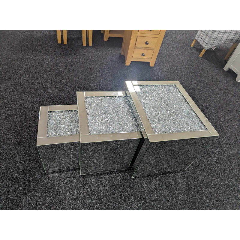 Nova Mirrored Nest Of Tables
