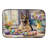 Decorating Easter German Shepherd Dish Drying Mat